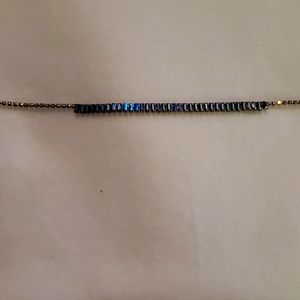 Blue chrystal necklace